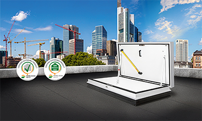 Gorter® RHT roof hatch – SHI Certified Sustainable Product & QNG Ready