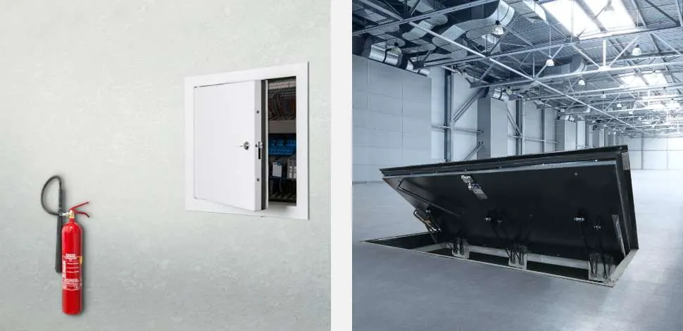 Wandluiken en plafondluiken